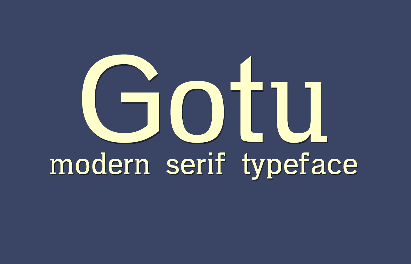 gotu font