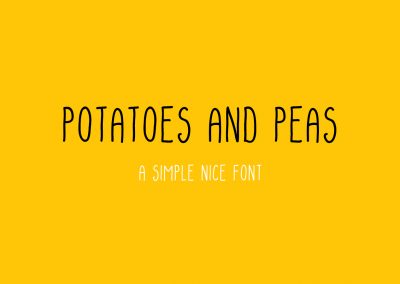 Potatoes and peas